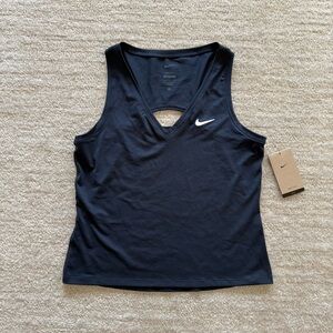 NWT Nike tennis dri-fit Women's Navy Blue Tank Top